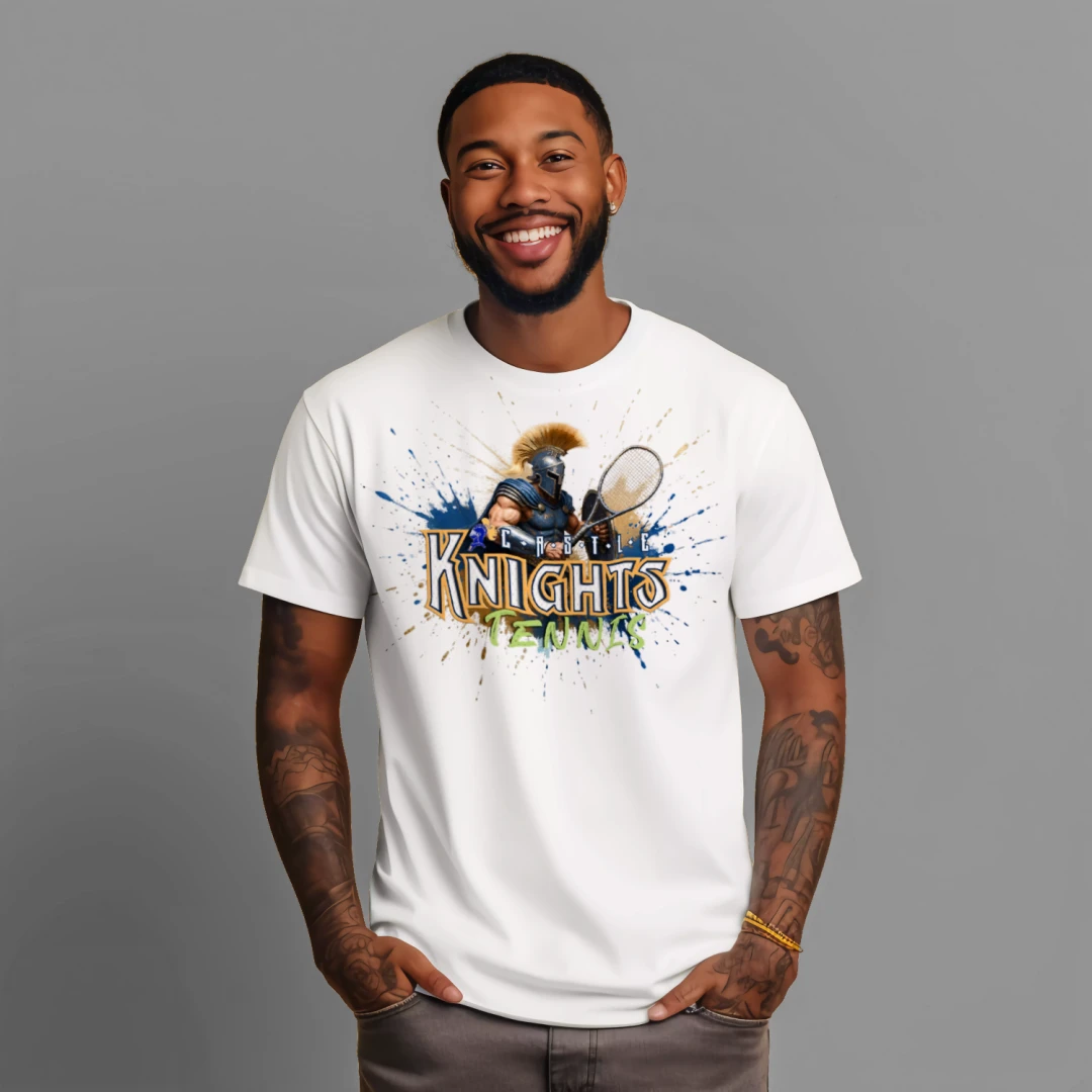 Castle Knight Tennis Graphic T-shirt - new